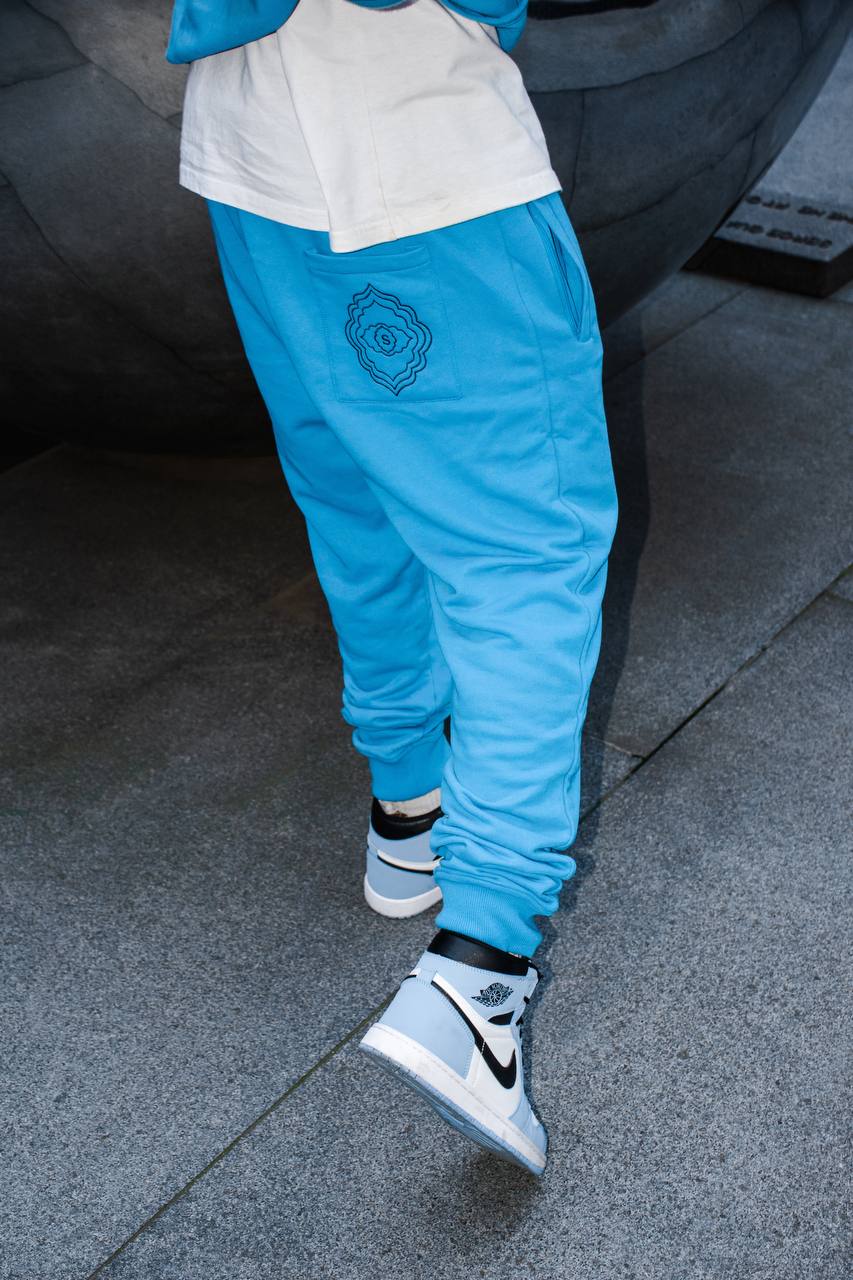 Baby Blue Tracksuit Bottom